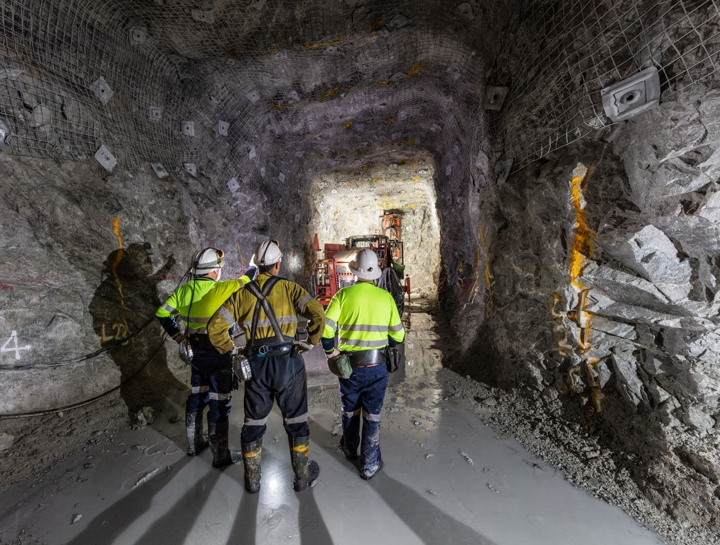 Underground mining operation