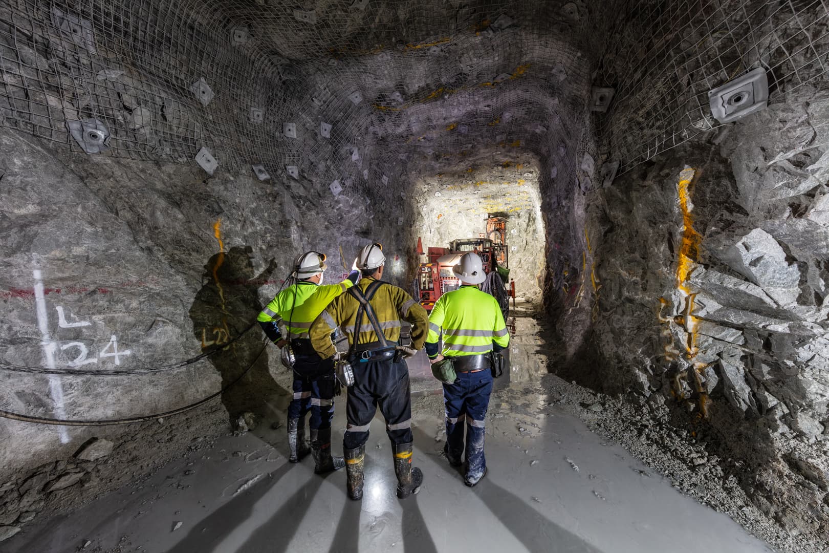 Underground mining operation