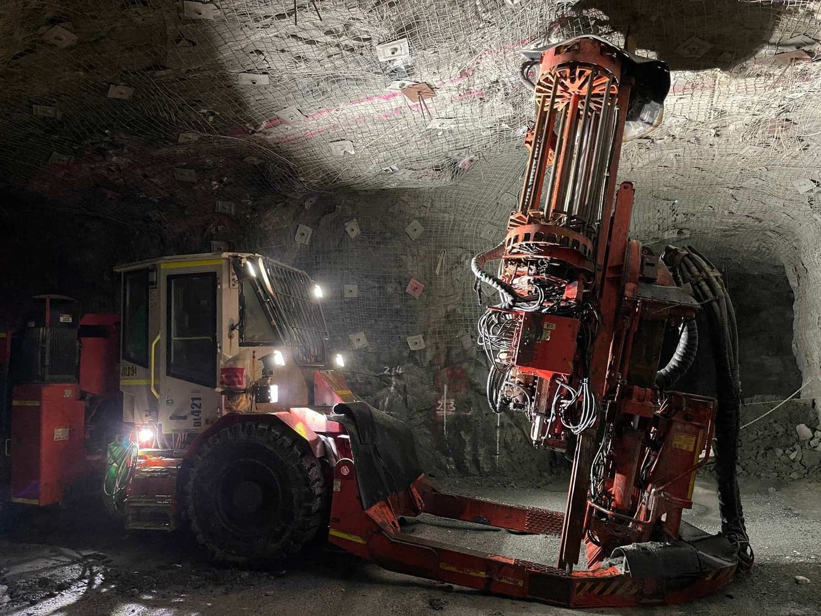 Production Drilling and Underground Support at Mt Morgans