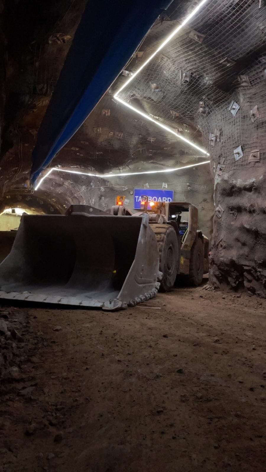 Underground mining equipment