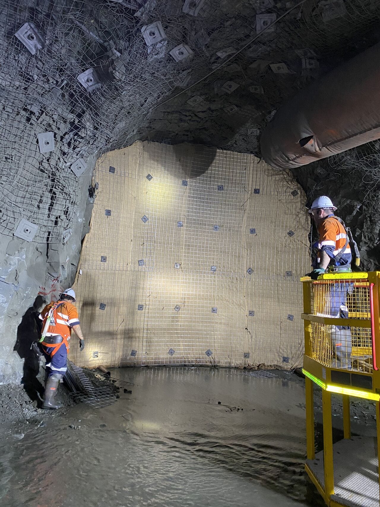 Underground backfill infrastructure